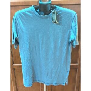 NWT‎ Mens Outdoor Life Short Sleeve Crew Neck T- Shirt Weathered Blue Small